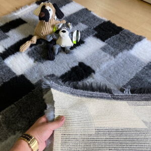 isovet Bett quadratisch grau